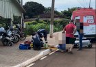 Homem fica ferido ao pular de moto em movimento no interior de Marechal Rondon