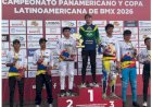 Luis Pereira conquista três pódios em competições de BMX na Colômbia