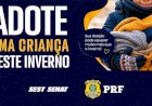 PRF lança campanha de arrecadação de roupas de inverno para crianças no Paraná