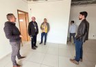 Vistoria técnica avalia retomada das obras da sede do BPFRON em Marechal Rondon