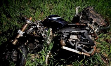 Acidente proximo  de Vila Candeia deixa  motociclista gravemente ferido