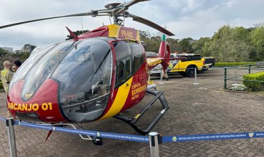 Em 1ª mão: Vice prefeito Sauer  participa de ato do governo do estado na capital, sobre segurança pública