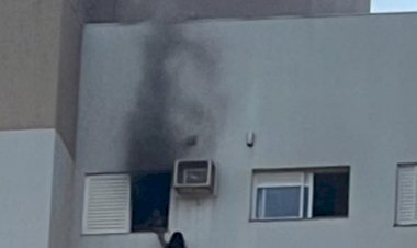 Incêndio em edifício no Bairro Country deixa três vítimas em Cascavel