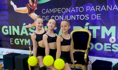 Trio rondonense conquista título no Campeonato Paranaense de Conjuntos de Ginástica Rítmica