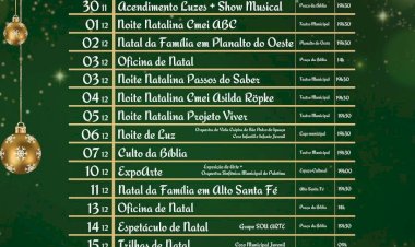 Nova Santa Rosa anuncia programação completa do Natal da Família 2025