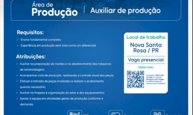 Agência do Trabalhador promove entrevistas para vagas no Grupo Zero Grau em Nova Santa Rosa