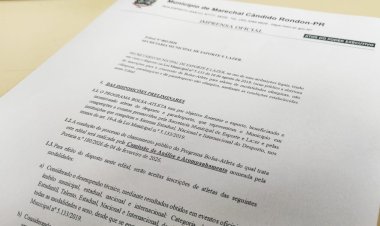 Inscrições para o Bolsa Atleta 2026 estão abertas em Marechal Rondon