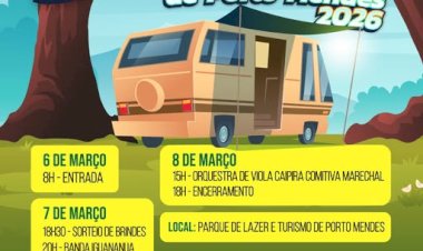 5º Encontro de Motorhomes será realizado de 6 a 8 de março em Porto Mendes