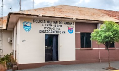 Briga na praça em Quatro Pontes termina com irmão agredido pelo proprio irmão e mobiliza a policia