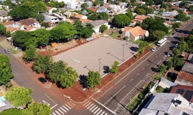 Obras de campo Society avançam no bairro Alvorada em Marechal Rondon