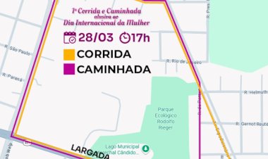 Corrida e Caminhada em homenagem ao Dia da Mulher movimenta Marechal Rondon neste sábado