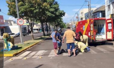 Segundo  acidente em menos de 24 horas envolvendo moto e carro é registrado a 100 metro um do outro em Marechal Rondon