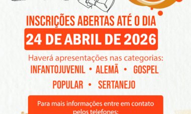 Inscrições abertas para o 4º Festival Brescianini da Canção em Marechal Rondon