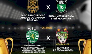 Semifinais do Campeonato de Futebol Suíço agitam Nova Santa Rosa nesta sexta-feira