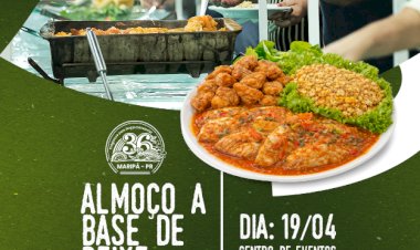 Maripá realiza tradicional almoço à base de peixe nas comemorações dos 36 anos