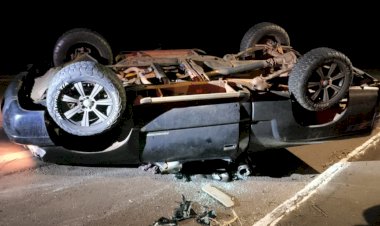 Motorista fica ferido após colisão com árvore na PR-490 em São Jorge do Patrocínio