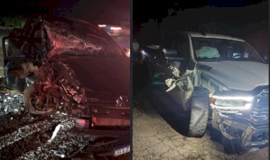 ATUALIZADO: Colisão lateral deixa dois feridos na PRC-467 em Marechal Rondon