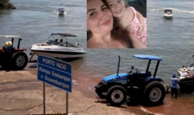 Tragedia; Mãe e filha morrem após carro cair no Rio Paraná