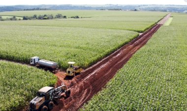 Linha Bandeirantes receberá mais de 5,7 km de asfalto no interior de Marechal Rondon