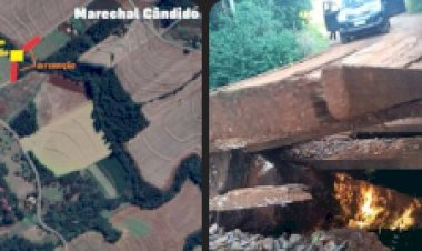 Mercedes investe R$ 160 mil em parceria com Marechal para construção de ponte rural