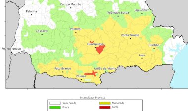 Paraná pode registrar geada forte nesta segunda-feira com avanço de massa de ar polar