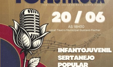 Inscrições para o 10º FESTIROSA começam nesta sexta-feira em Nova Santa Rosa