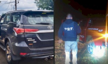 PRF recupera três caminhonetes Hilux furtadas em menos de 12 horas no Oeste do Paraná