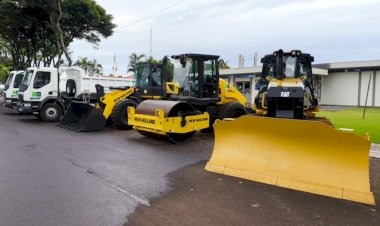 Prefeitura de Nova Santa Rosa apresenta novos maquinários adquiridos com investimento de R$ 3,69 milhões