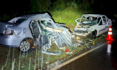 ATUALIZADO: Grave acidente deixa três mortos e três feridos na PR-473 em Quedas do Iguaçu