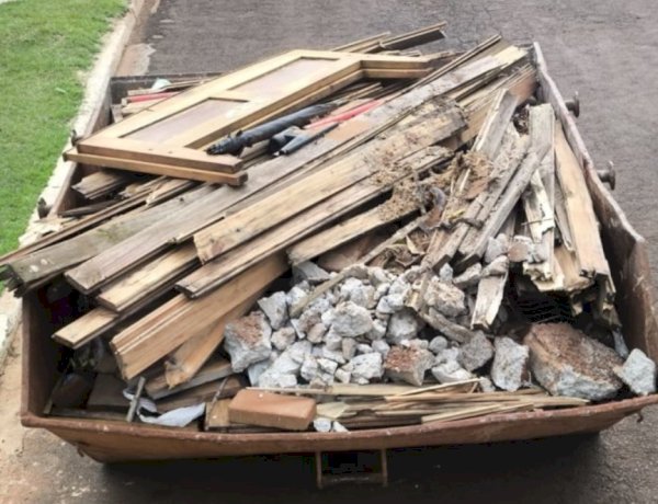 Prefeitura de Nova Santa Rosa reforça orientações sobre o uso correto das caixas de entulho