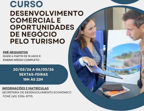 Prefeitura e Senac Marechal oferecem curso gratuito voltado ao turismo