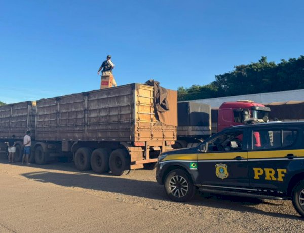 PRF apreende 150 mil maços de cigarros contrabandeados em Marechal Rondon