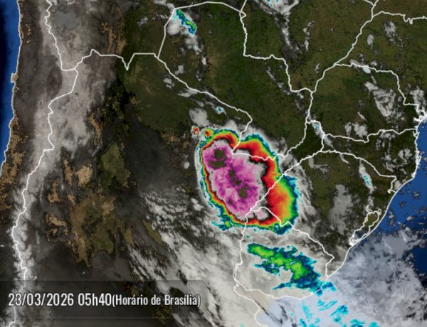 Previsão indica calor e possibilidade de tempestades em Marechal Rondon nesta segunda-feira (23)