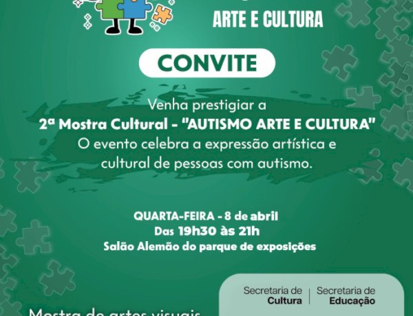 Mostra “Autismo Arte e Cultura” acontece nesta quarta-feira em Marechal Cândido Rondon