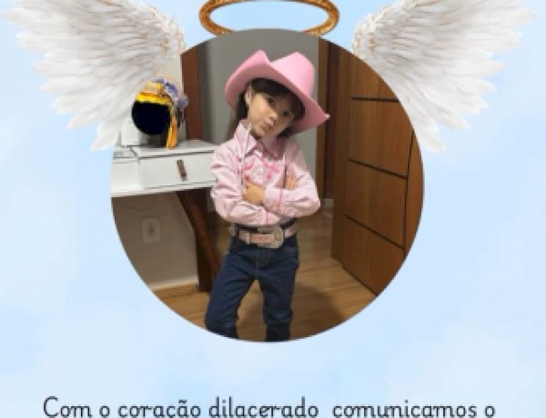 Ex-prefeito de Pato Bragado lamenta nas redes sociais a morte da neta em acidente e pede oração pela recuperação da filha