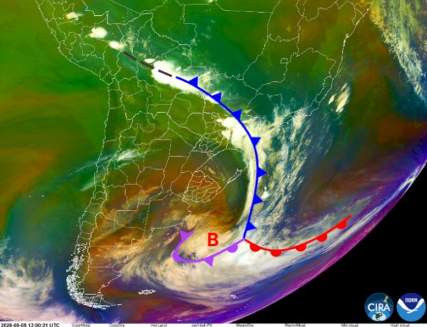 Frente fria provoca temporais, ventos de até 85 km/h e queda brusca de temperatura no Paraná