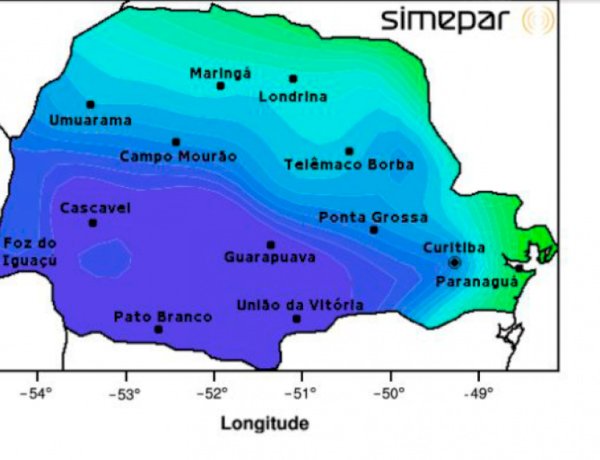 Paraná registra o amanhecer mais frio do ano e temperaturas podem cair ainda mais nesta segunda-feira