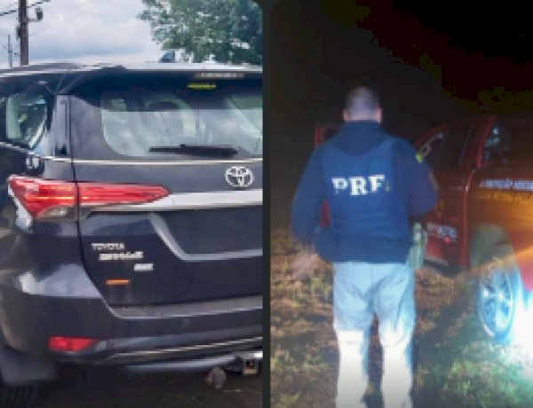 PRF recupera três caminhonetes Hilux furtadas em menos de 12 horas no Oeste do Paraná