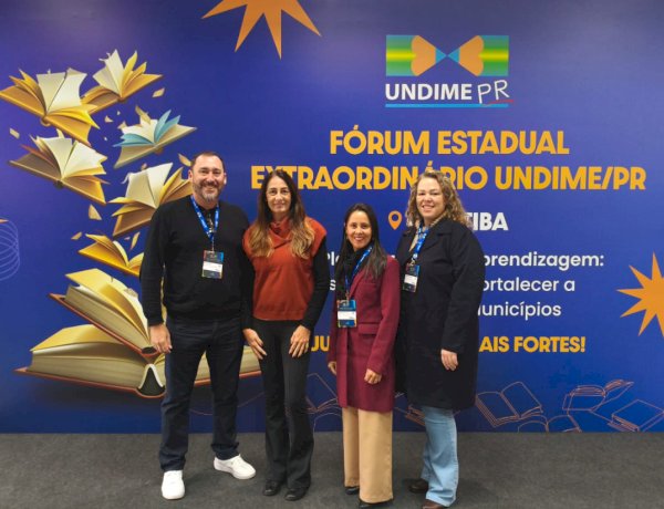 Integrantes da Secretaria de Educação de Marechal Rondon participam de fórum estadual da Undime em Curitiba