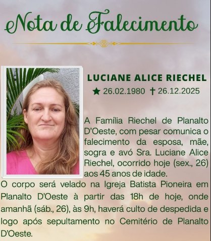 Definidos local do velório e horário de sepultamento de mulher vítima de acidente com bicicleta