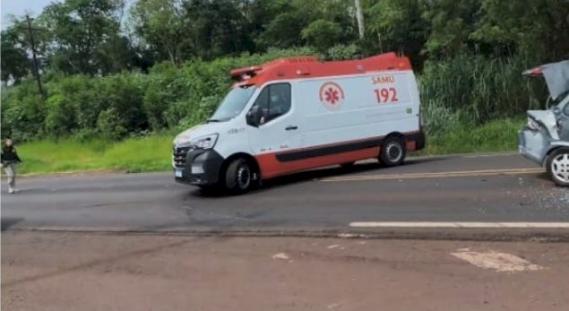 Grave acidente na BR-163 deixa quatro feridos no  acesso a Novo Horizonte, Marechal Rondon