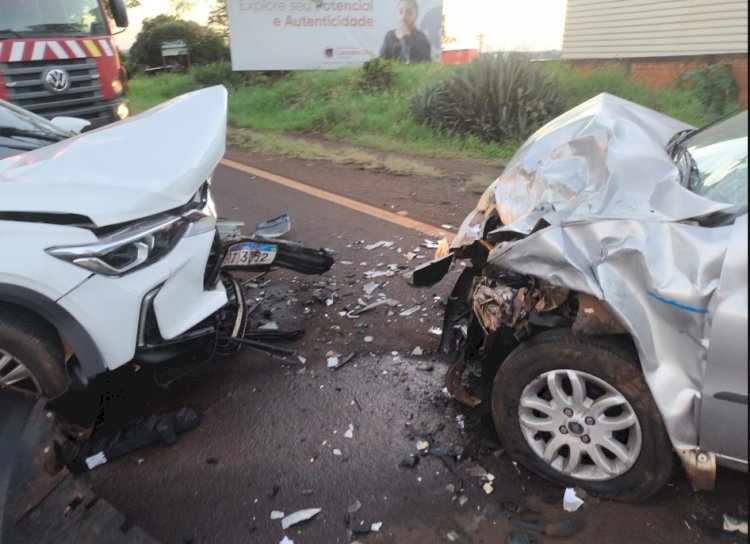 Acidente com morador de Nova Santa Rosa é registrado  proximo ao trevo de Marechal Rondon