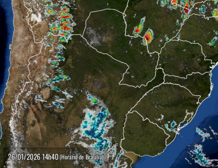 Muito calor e possibilidade de  pancadas de chuva marcam esta segunda-feira na microrregião de Marechal Cândido Rondon