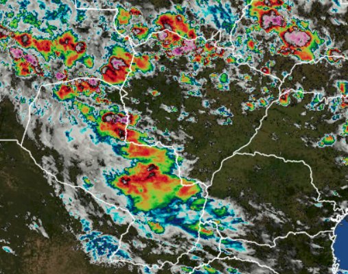 Sistema frontal avança sobre o Oeste do Paraná e eleva risco de temporais nesta terça (24)