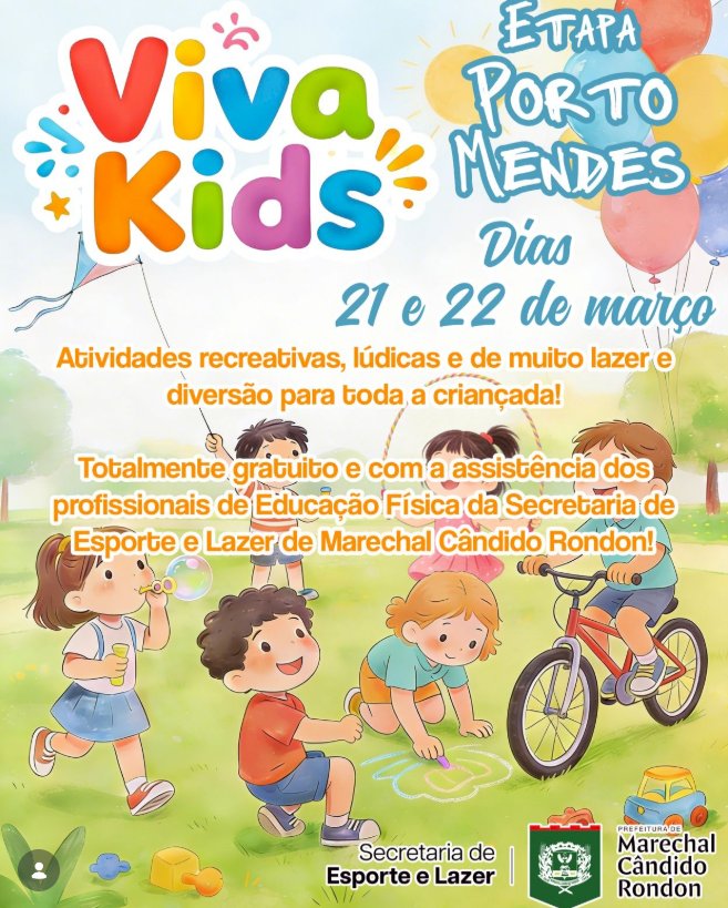 Projeto Viva Kids levará lazer e diversão para distritos e sede de Marechal Cândido Rondon