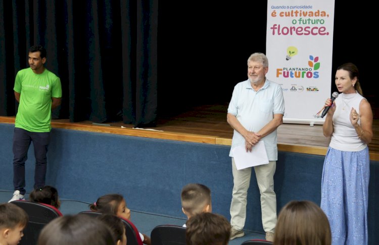Projeto Plantando Futuros é apresentado a educadores e alunos em Nova Santa Rosa
