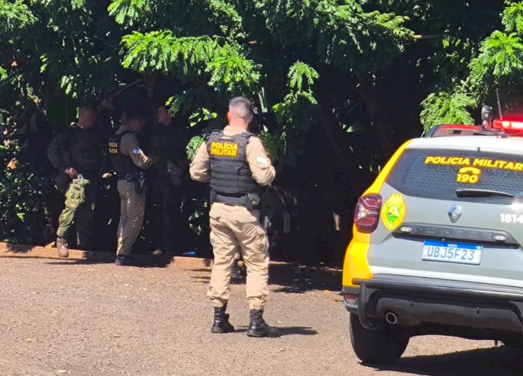 ATUALIZANDO: Suspeito de assalto e tentativa de estupro morre após confronto com a polícia em Marechal Cândido Rondon