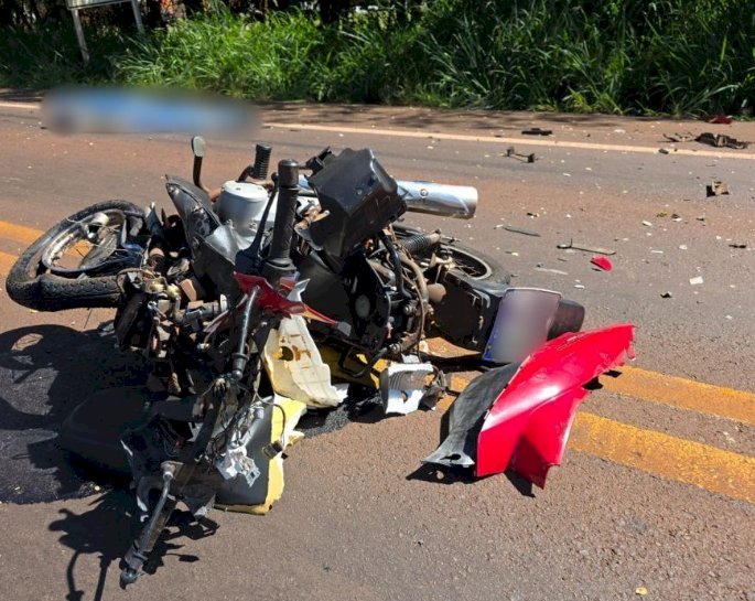 Motociclista que morreu hoje pela manhã na saída de Toledo Para   Assis Chateaubriand tinha 27 anos