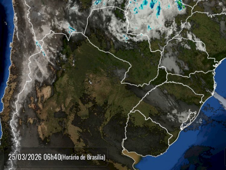 Previsão do tempo indica calor e possibilidade de temporais em Marechal Rondon e região nesta quarta