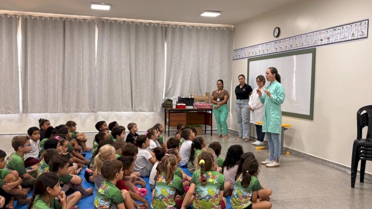 Dia B de Saúde Bucal mobiliza alunos e reforça prevenção em Nova Santa Rosa